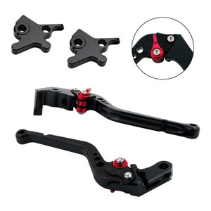 2016-2023 Piaggio MP3 300 350 X7 Racing Brake & Clutch Levers Black Generic