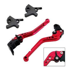 2016-2023 Piaggio MP3 300 350 X7 Racing Brake & Clutch Levers Red Generic