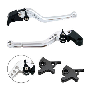 2016-2023 Piaggio MP3 300 350 X7 Racing Brake & Clutch Levers Silver Generic