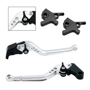 2016-2023 Piaggio MP3 300 350 X7 Racing Brake & Clutch Levers Silver Generic