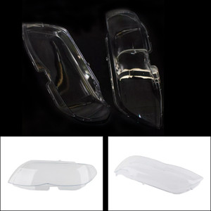 2004-2006 BMW X5 E53 2PCS Front Headlight Glass Clear Cover Generic