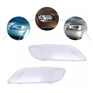 2006-2015 Audi Q7 2PCS Front Headlight Glass Clear Cover Generic