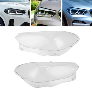 2018-2021 BMW X3 X4 G01 G02 G08 2PCS Front Headlight Glass Clear Cover Generic