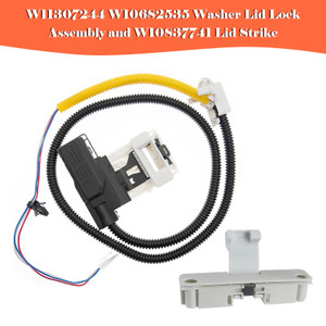 W11307244 W10682535 Washer Lid Lock Assembly and W10837741 Lid Strike for Maytag