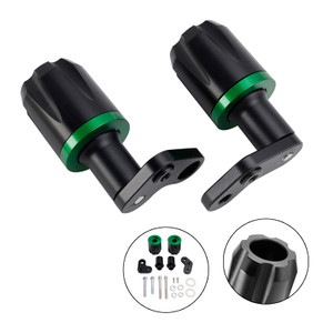 2024-2025 KAWASAKI ZX-6R ZX 6R Frame Crash Guard Sliders Bobbins Protection Green Generic