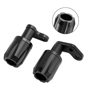 2024-2025 KAWASAKI ZX-6R ZX 6R Frame Crash Guard Sliders Bobbins Protection Black Generic