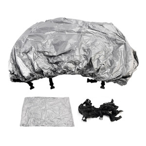 Heavy Duty Boat Cover Waterproof Silver For 16-18Ft Fishing Ski Bass Shelter