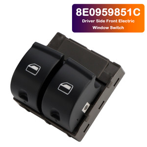 2007-2014 Audi TT / TTS Coupe / Roadster Driver Side Front Electric Window Switch 8E0959851C Generic