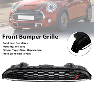 2014-2021 Mini Cooper F55 F56 F57 Front Mesh Grille Grill 51137335528 Black Generic