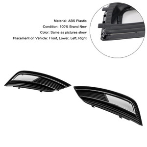 2013-2015 Audi A4 B8.5 S4 Style Fog Light Cover Grille Standard Bumper Generic