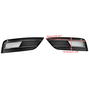 2013-2015 Audi A4 B8.5 S4 Style Fog Light Cover Grille Standard Bumper Generic
