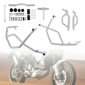2022-2023 HONDA ADV160 Du Desertx Engine Guard Crash Bar Frame Protector Bumper White Generic