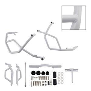 2022-2023 HONDA ADV160 Du Desertx Engine Guard Crash Bar Frame Protector Bumper White Generic