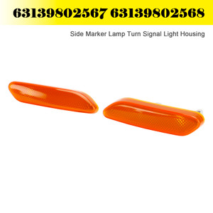 2012-2017 MINI R60 COUNTRYMAN R61 PACEMAN L+R Side Marker Lamp Turn Signal Light Housing Yellow Generic