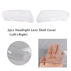 2011-2013  Jeep Grand Cherokee 2pcs Headlight Lens Shell Cover Clear Generic