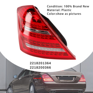 2007-2013 Mercedes Benz W221 S-Class Left LED Tail Light Lamp 2218201364 Generic