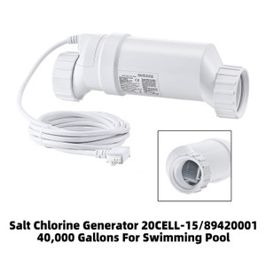 Salt Chlorine Generator 20CELL-15/89420001 40,000 Gallons For Swimming Pool