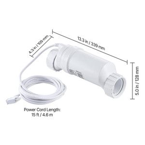 Salt Chlorine Generator 20CELL-15/89420001 40,000 Gallons For Swimming Pool