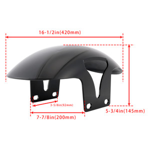 2018-2024 M8 Softail Fat Boy FLFB 160 R18 Short ABS Front Fender Generic