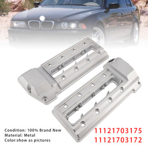 1998-2001 BMW 540i E39 740i E38 X5 Z8 Left+Right Engine Valve Cover Generic