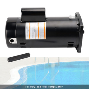 USQ1252 Swimming Pool Motor 2.5HP 230V 48Y Square Flange With PS-200 Seal Kit