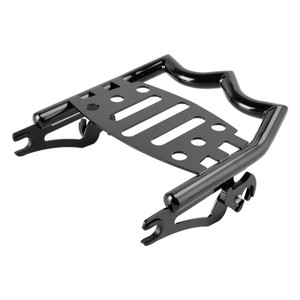 2009-2025 Touring Rear Rack Luggage Carrier Glossy Black Generic