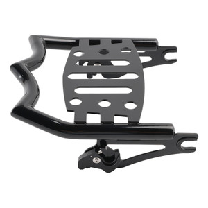 2009-2025 Touring Rear Rack Luggage Carrier Glossy Black Generic