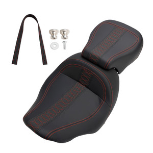 2023-2024 Touring CVO 117 121 Street Glide/Road Glide Rider Passenger Seat Front Rear Cushion Red Generic