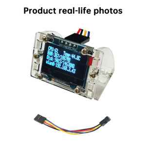 Raspberry Pi 4B 0.96-inch OLED Display Module CPU Temperature IP Hard Disk Information Display SSD1306