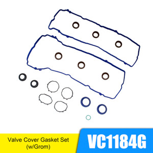 2016-2022 Jeep Wrangler 3.6L V6 DOHC Valve Cover Gasket Set (w/Grom) VC1184G Generic
