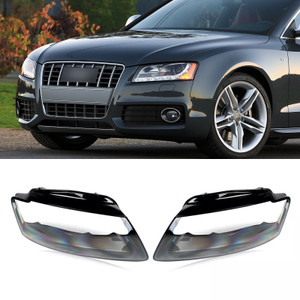 2008-2012 Audi A5 S5 RS5 2PCS Headlight Headlamp Lens Cover Shell Generic