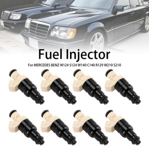 MERCEDES BENZ W124 S124 W140 C140 R129 W210 S210 Fuel Injector 8PCs A0000786523 Generic