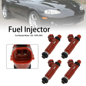 1999-2001 Mazda Miata 1.8L Fuel Injector 4PCs 1955003310 Generic
