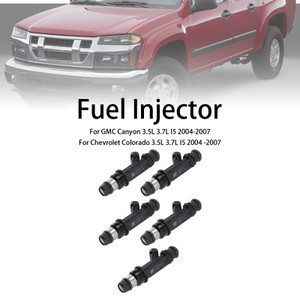 2006-2007 Isuzu i-350 i-370 3.5L I5 5PCS Fuel Injector 17113588 17113668 Generic