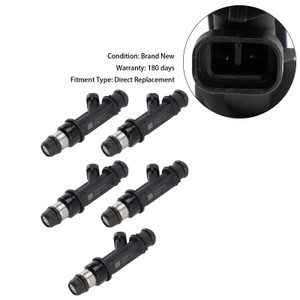 2004-2007 GMC Canyon 3.5L 3.7L I5 5PCS Fuel Injector 17113588 17113668 Generic
