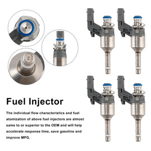2008-2022 Volkswagen CADDY GOLF JETTA POLO V TOURAN 4PCS Fuel Injector 03F906036B Generic