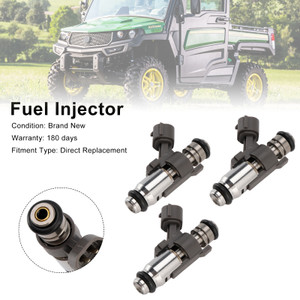 3PCS Fuel Injector AUC11700 Fit John Deere Gator XUV835M XUV835E XUV825E