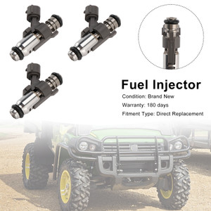 3PCS Fuel Injector AUC11700 Fit John Deere Gator XUV835M XUV835E XUV825E