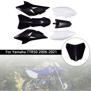 2006-2021 Yamaha TTR50 Body Plastic Kit Front Rear Fender Fairing Black Generic