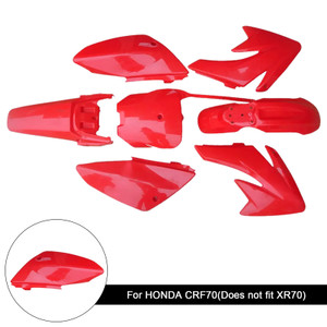 HONDA CRF70 Body Plastic Kit Fender Fairing Red Generic