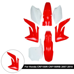 2007-2014 Honda CRF150R CRF150RB Body Plastic Kit Fender Fairing Red Generic