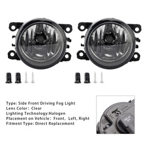 2007-2011 For Ford Focus Pair Front Driving Fog Light LH/RH 2N11-15201-AB Generic