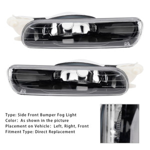 1999-2001 E46 323i 325i Pre-LCI Pair Front Bumper Fog Light Without Blubs Generic