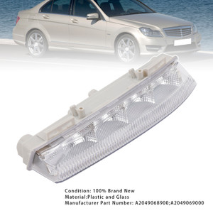 2007-2014 Mercedes Benz W204 S204 W212 LED Daytime Running Left Fog Lights Generic