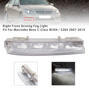 2007-2014 Mercedes Benz W204 S204 W212 LED Daytime Running Right Fog Lights Generic