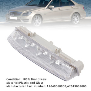 2007-2014 Mercedes Benz W204 S204 W212 LED Daytime Running Right Fog Lights Generic
