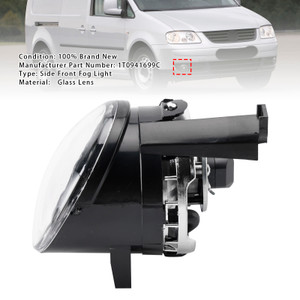 2010-2014 Volkswagen Polo 1Pcs Front Right Fog Light Generic