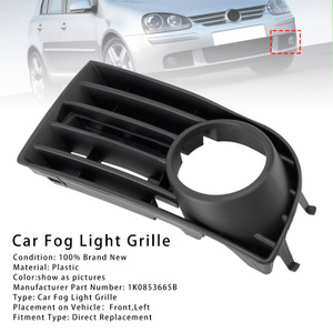 2005-2009 VW Golf V MK5 Front Left Side Bumper Grille Fog Light Grille Generic