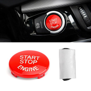 Start Stop Engine Button Switch Cover For BMW E Chassis E90 E91 X5 E70 E60 Red