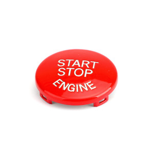 Start Stop Engine Button Switch Cover For BMW E Chassis E90 E91 X5 E70 E60 Red